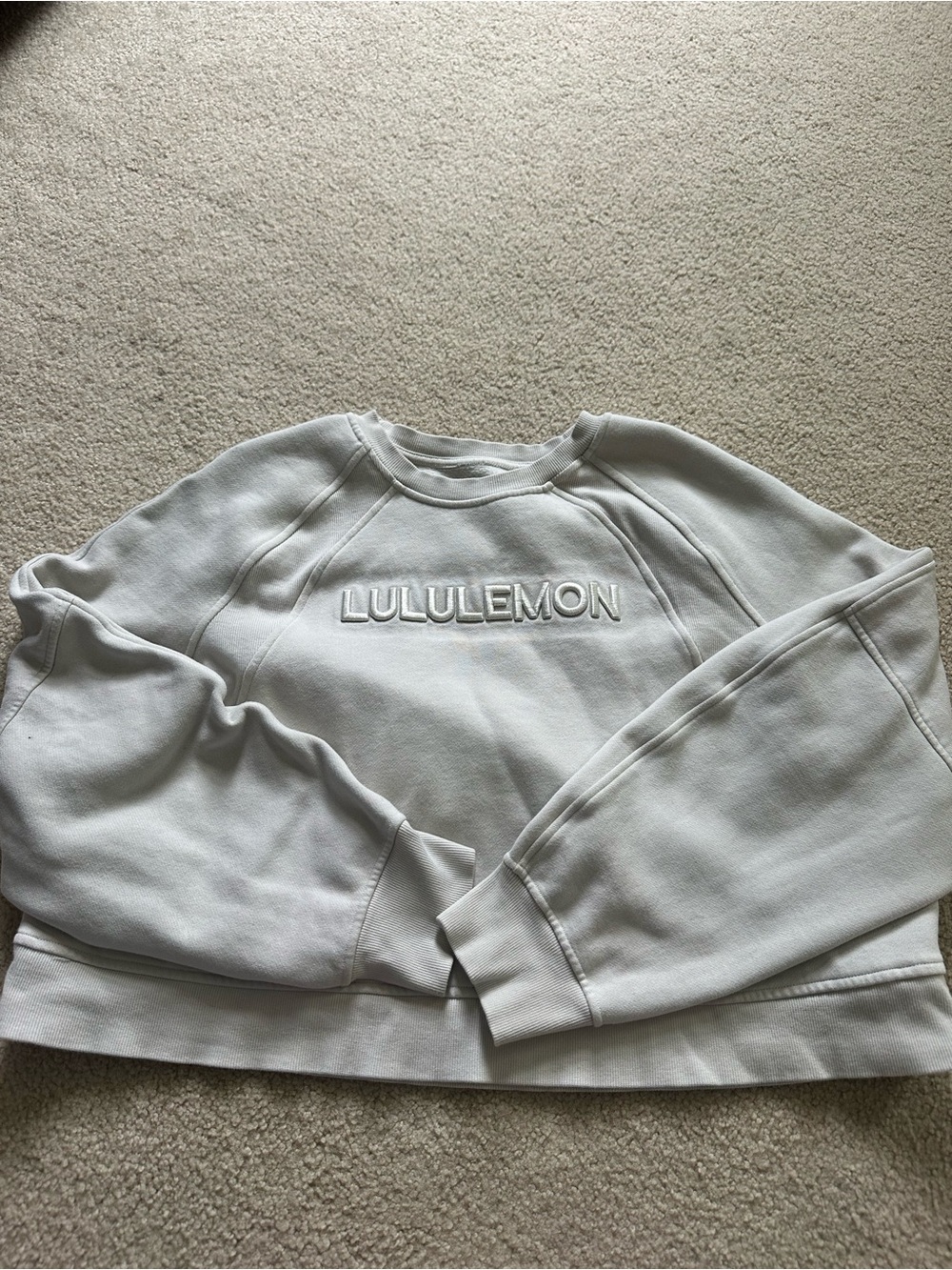 lululemon athletica Women's Crewneck Sweatshirt - cream